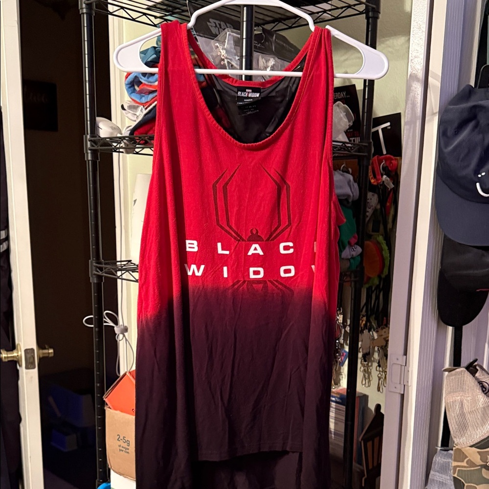 Her Universe Red and Black Marvel Tank Top